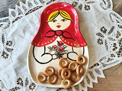 Тарелка "Матрёшка" фото 1