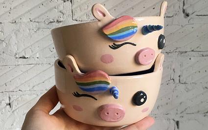 Кружка/миска-зверушка фото 4