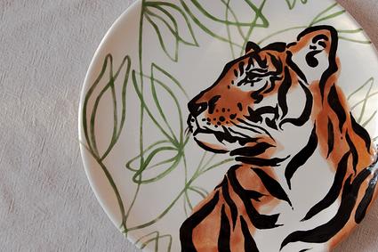 Расписная тарелка фото 2